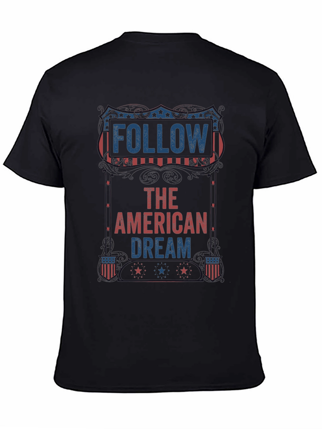 Follow The American Dream Patriotic Graphic Tee