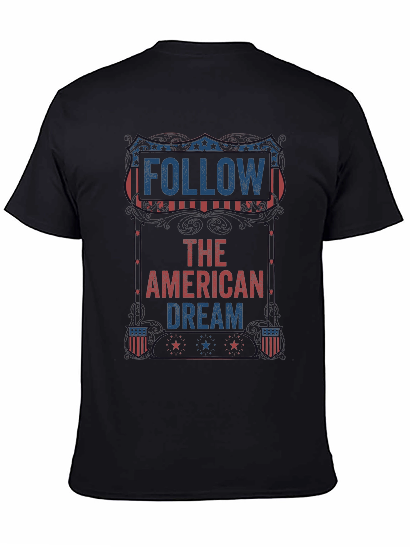 Follow The American Dream Patriotic Graphic Tee