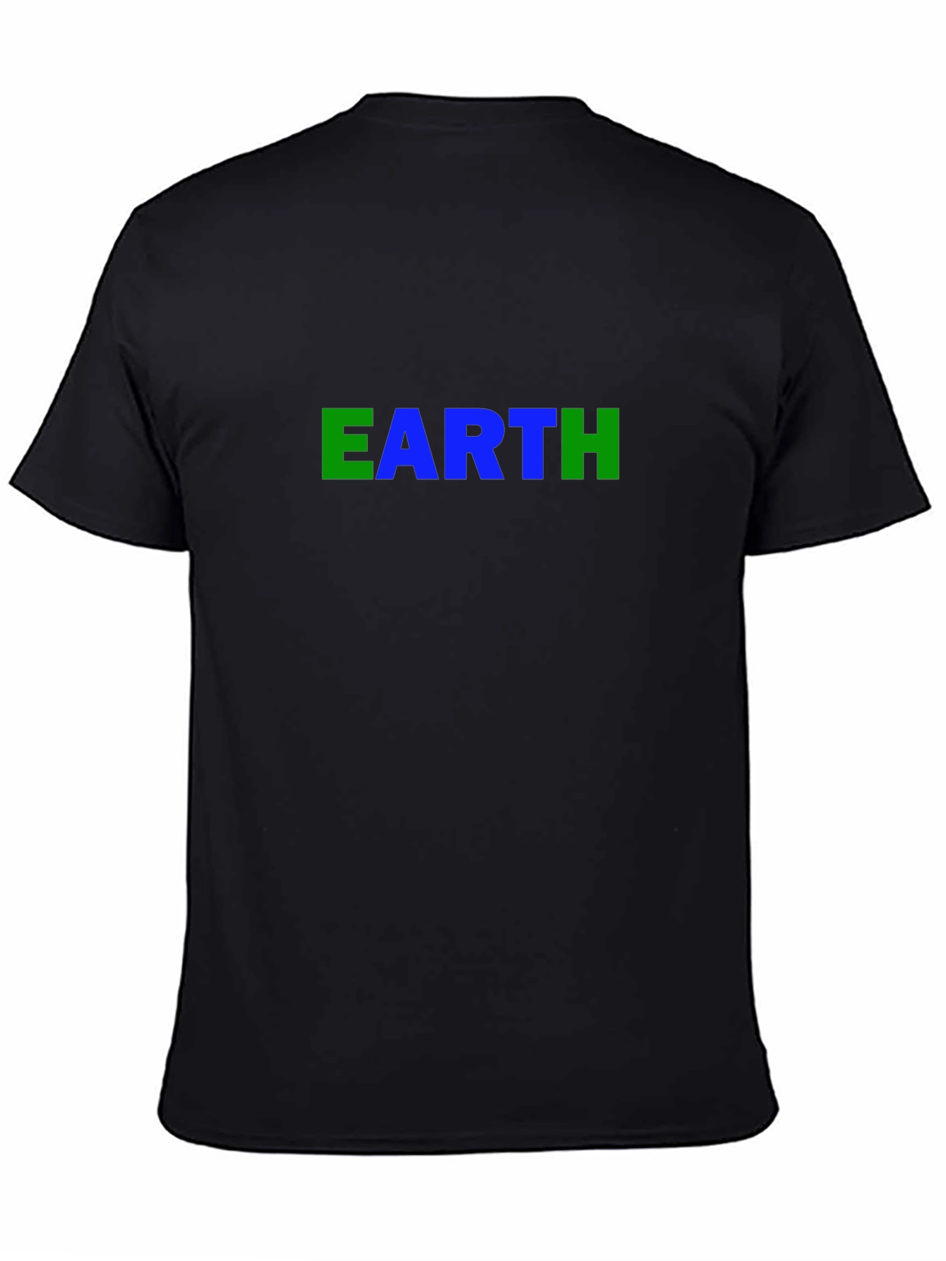 Earth Graphic Tee - Unisex Black Cotton T-Shirt