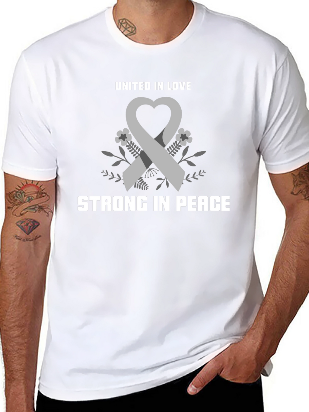 United In Love Strong In Peace T-Shirt