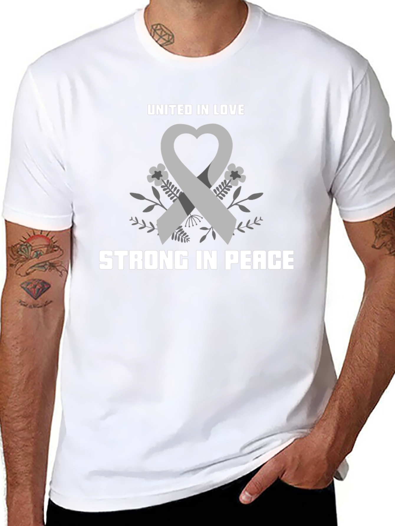 United In Love Strong In Peace T-Shirt