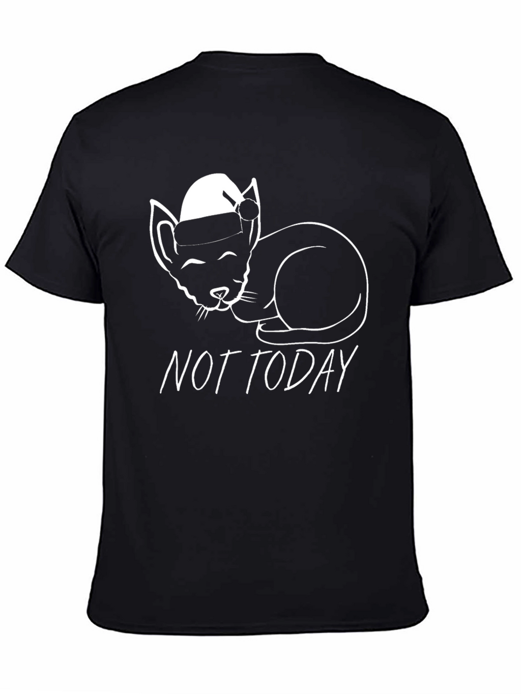 Not Today Cat Graphic Tee