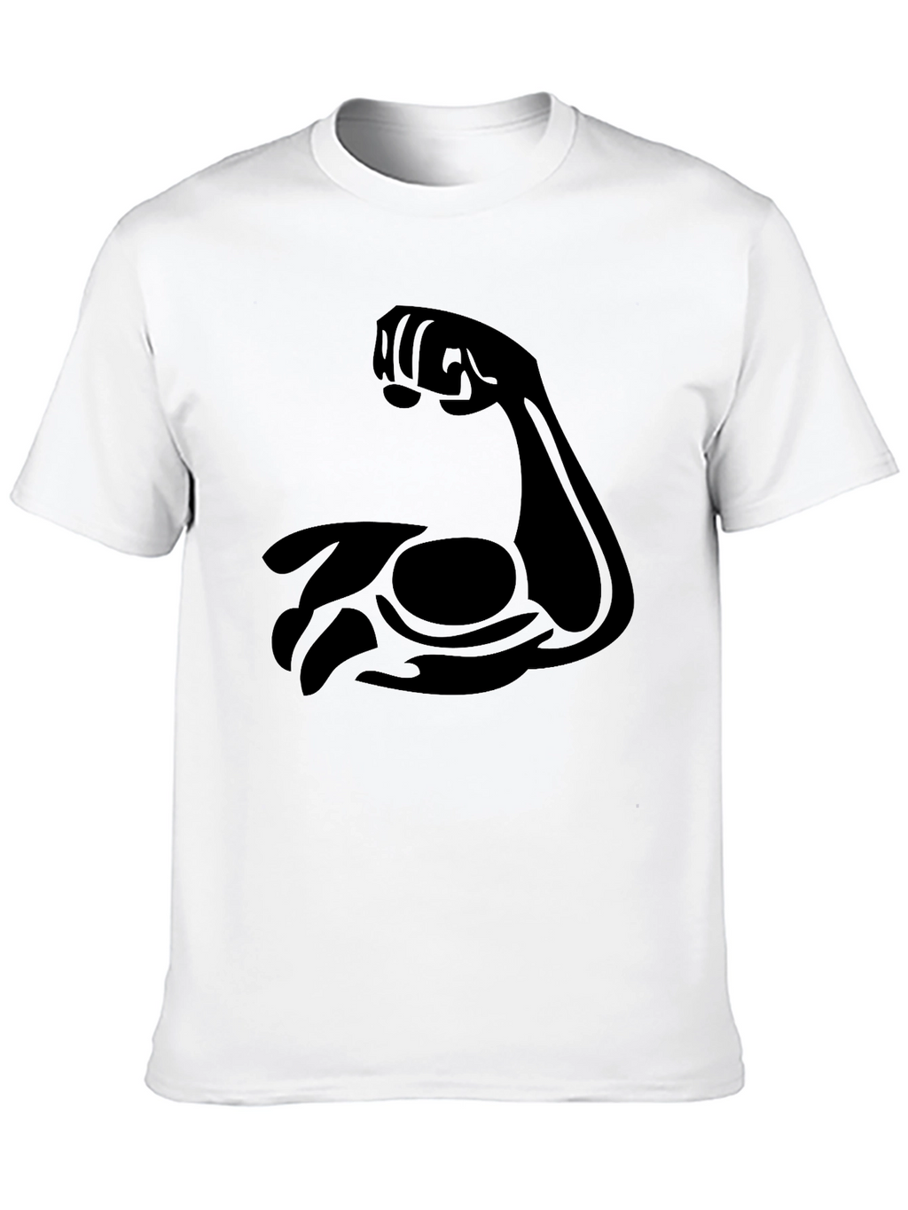 Muscle Flex Black T-Shirt - Gym & Fitness Apparel