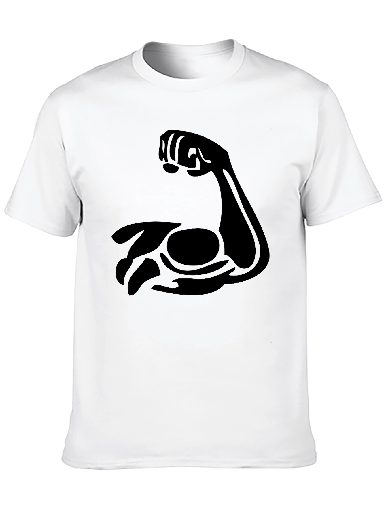 Muscle Flex Black T-Shirt - Gym & Fitness Apparel