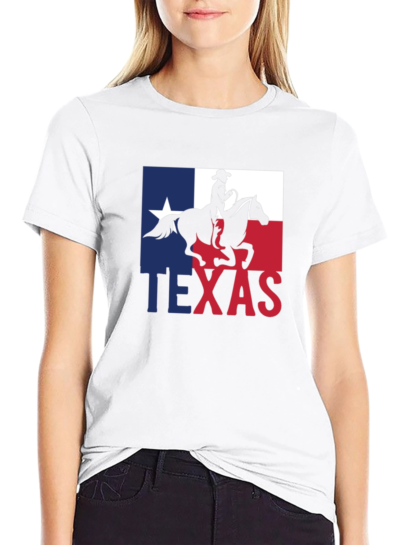Texas Pride Cowboy Graphic T-Shirt