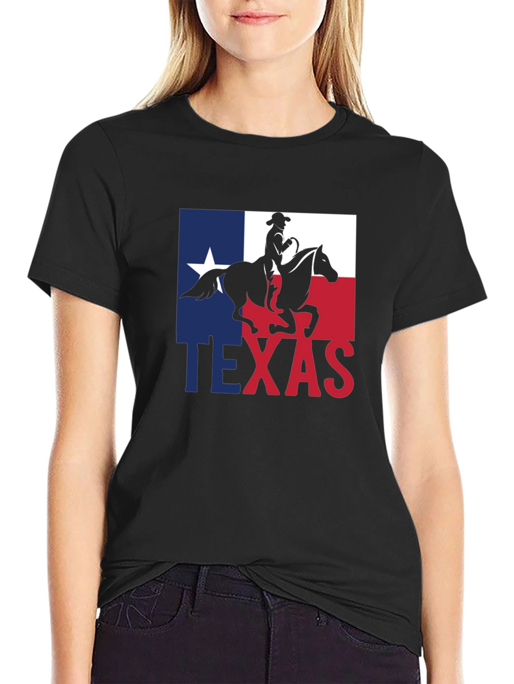 Texas Pride Cowboy Graphic T-Shirt