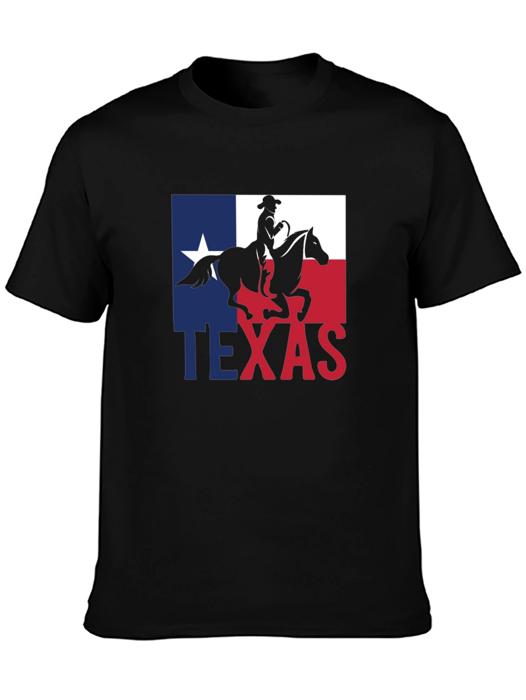 Texas Pride Cowboy Graphic T-Shirt