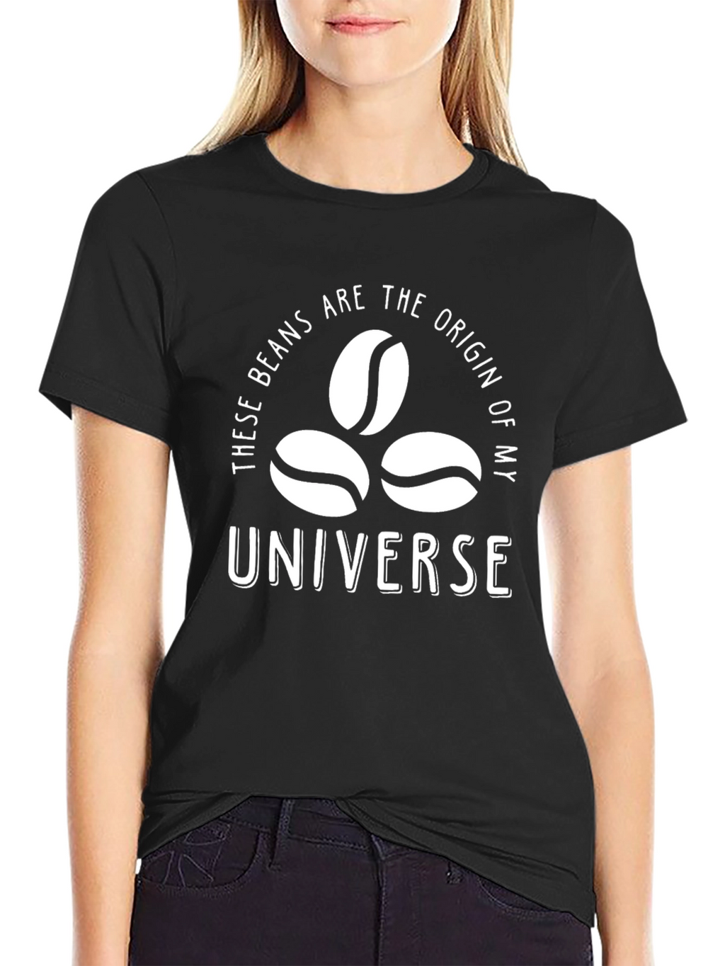 Coffee Bean Universe Graphic T-Shirt