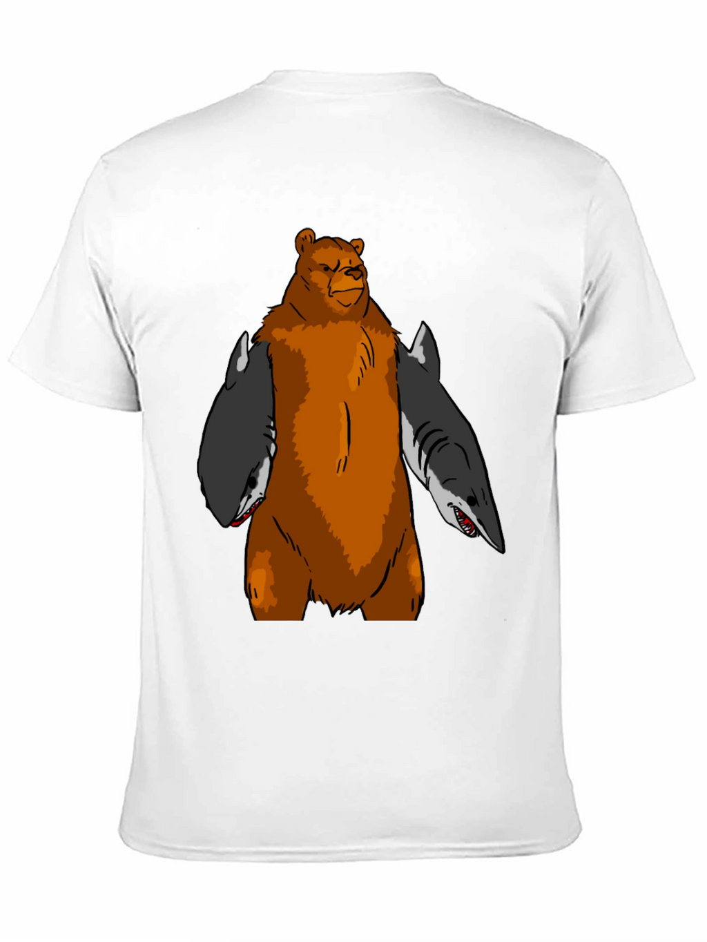 Bear Shark T-Shirt - Funny Graphic Tee