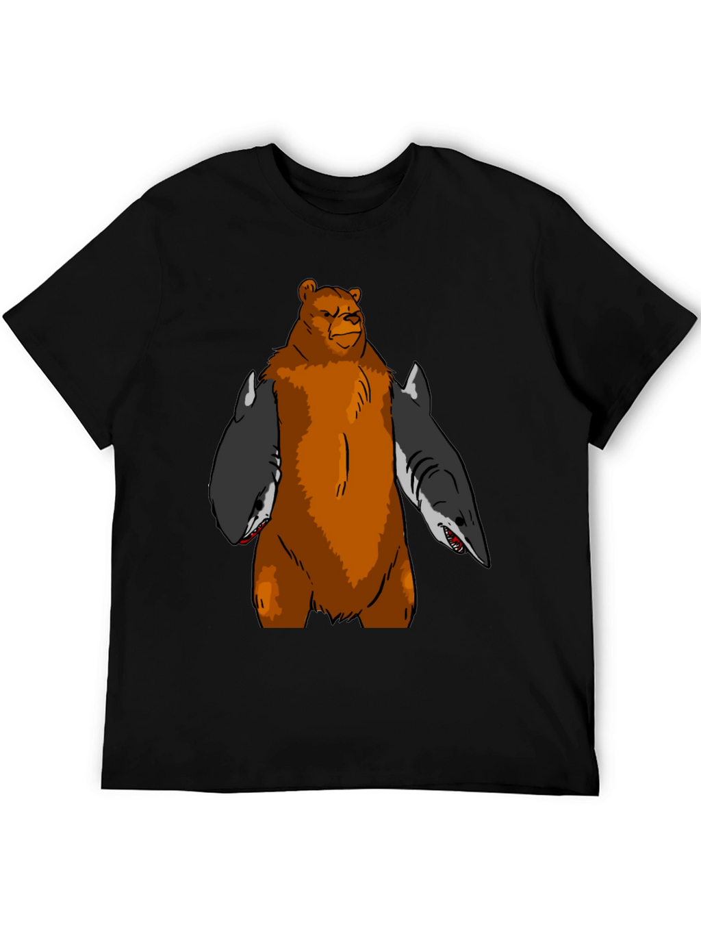 Bear Shark T-Shirt - Funny Graphic Tee