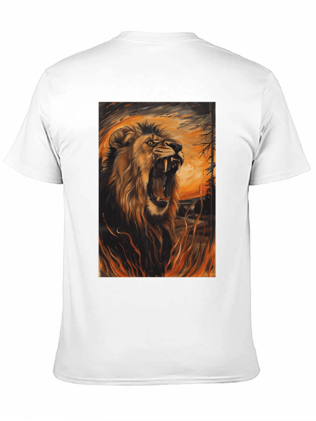 Roaring Lion Graphic Tee - Mens Black T-Shirt