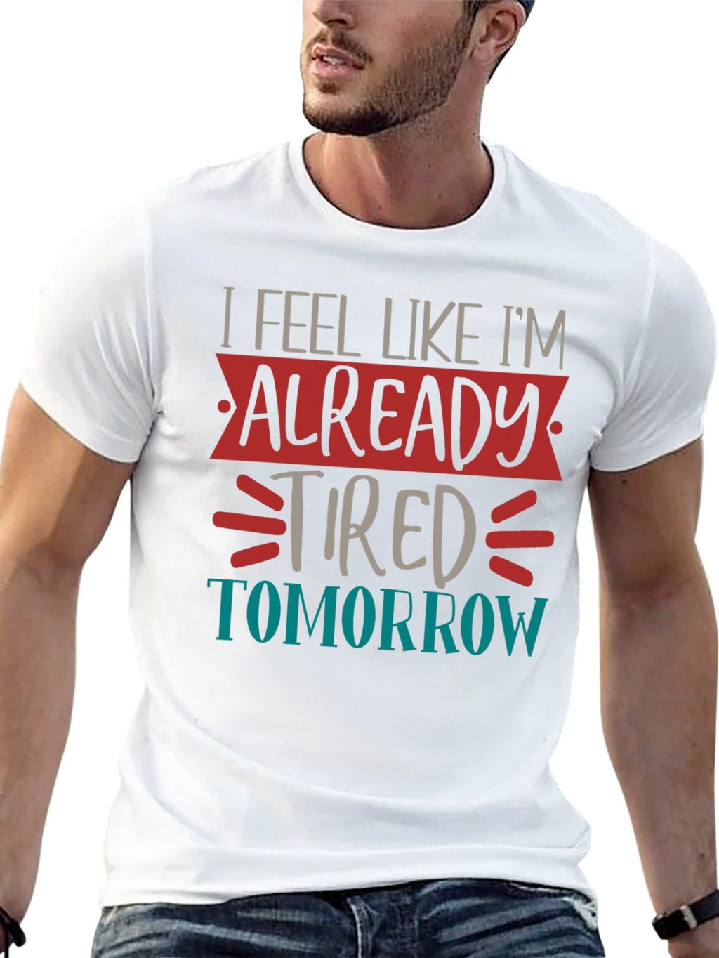 Tired Tomorrow Graphic Tee - Black