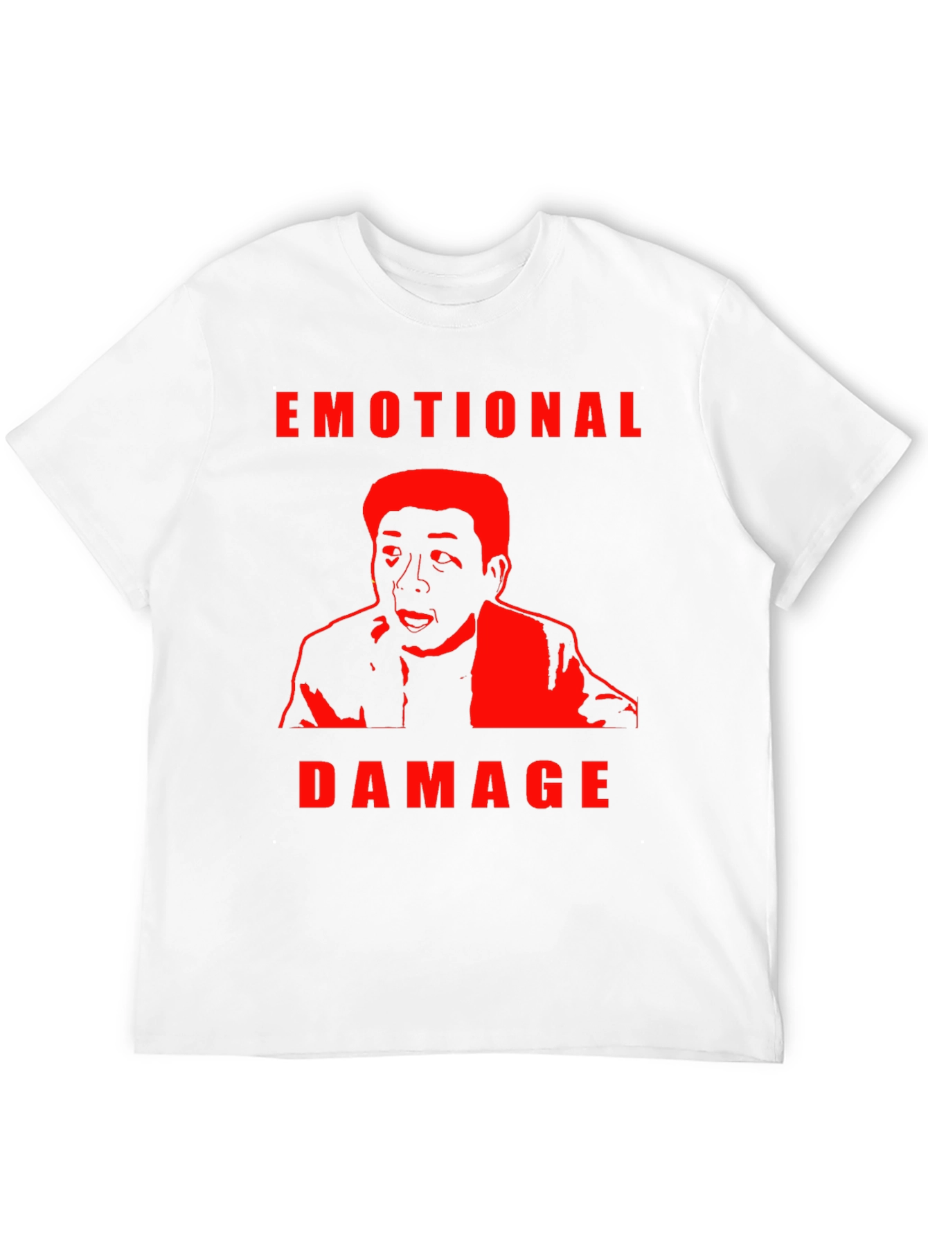 Emotional Damage Graphic Tee - Trendy Meme T-Shirt