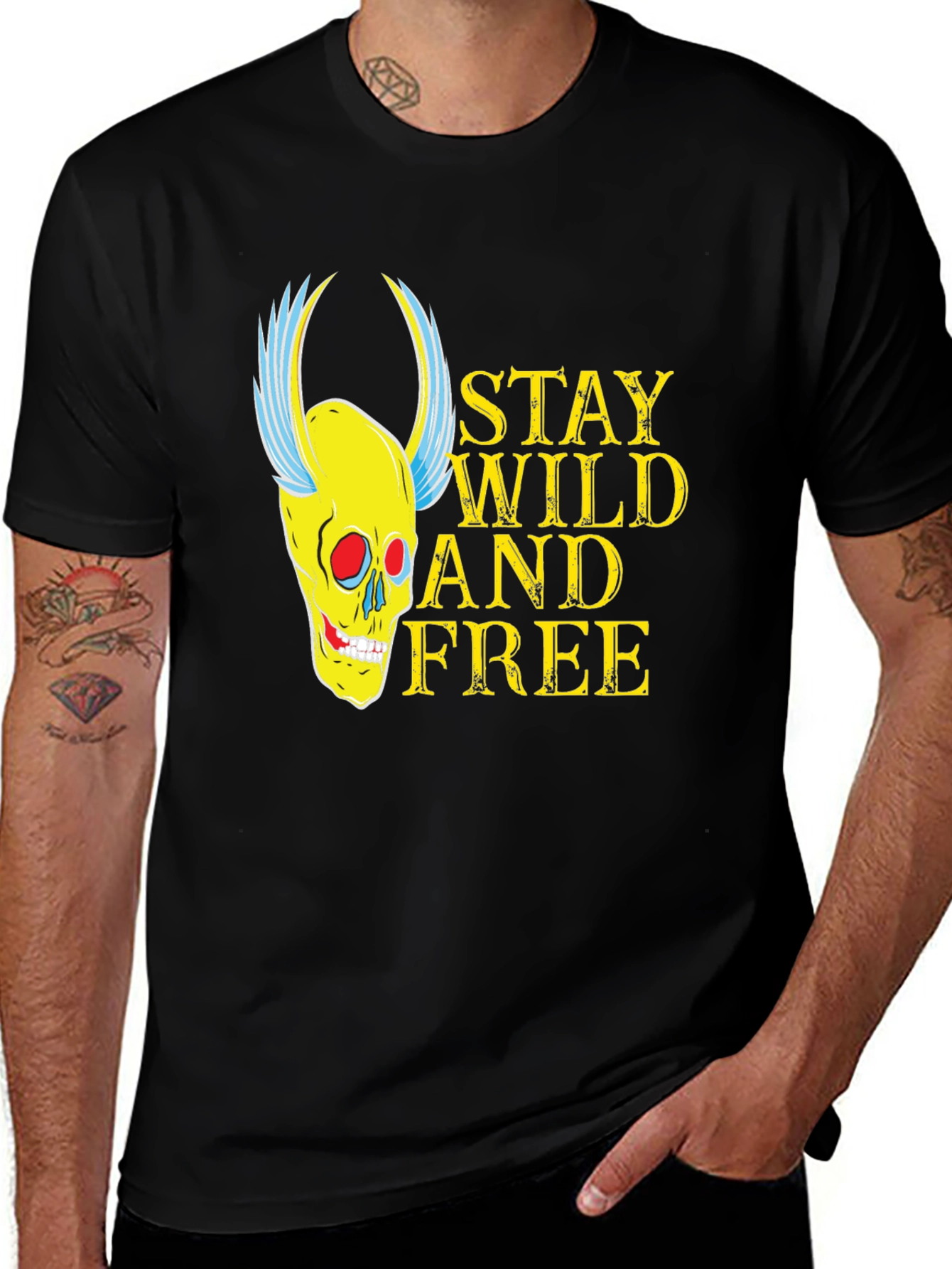 Stay Wild and Free Graphic T-Shirt