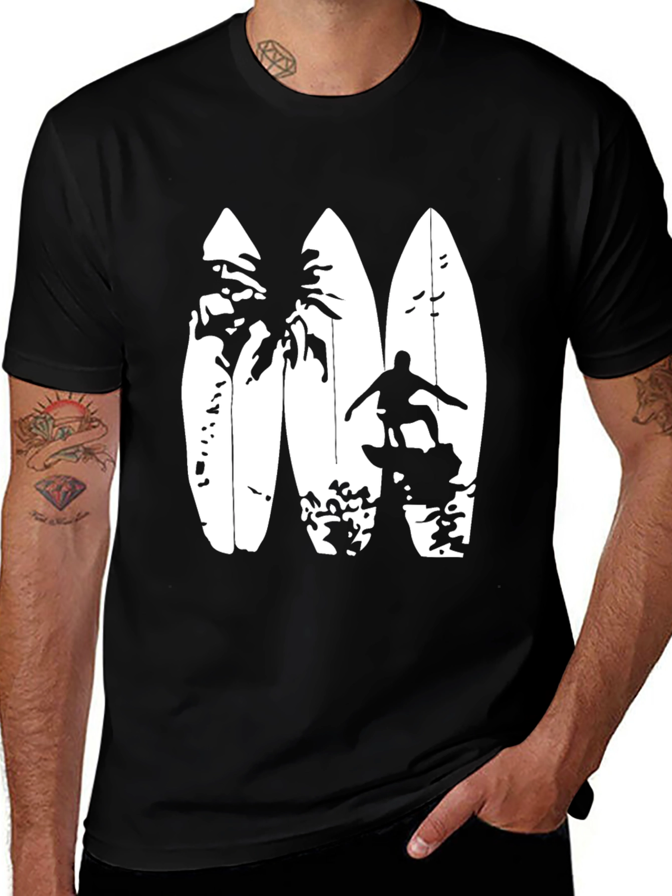 Surfing Graphic T-Shirt