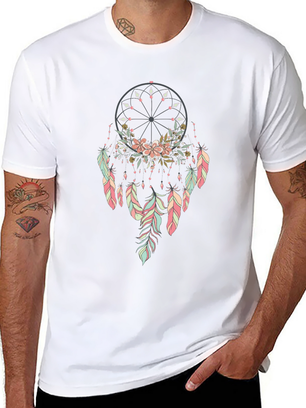 Dreamcatcher Graphic Black T-Shirt