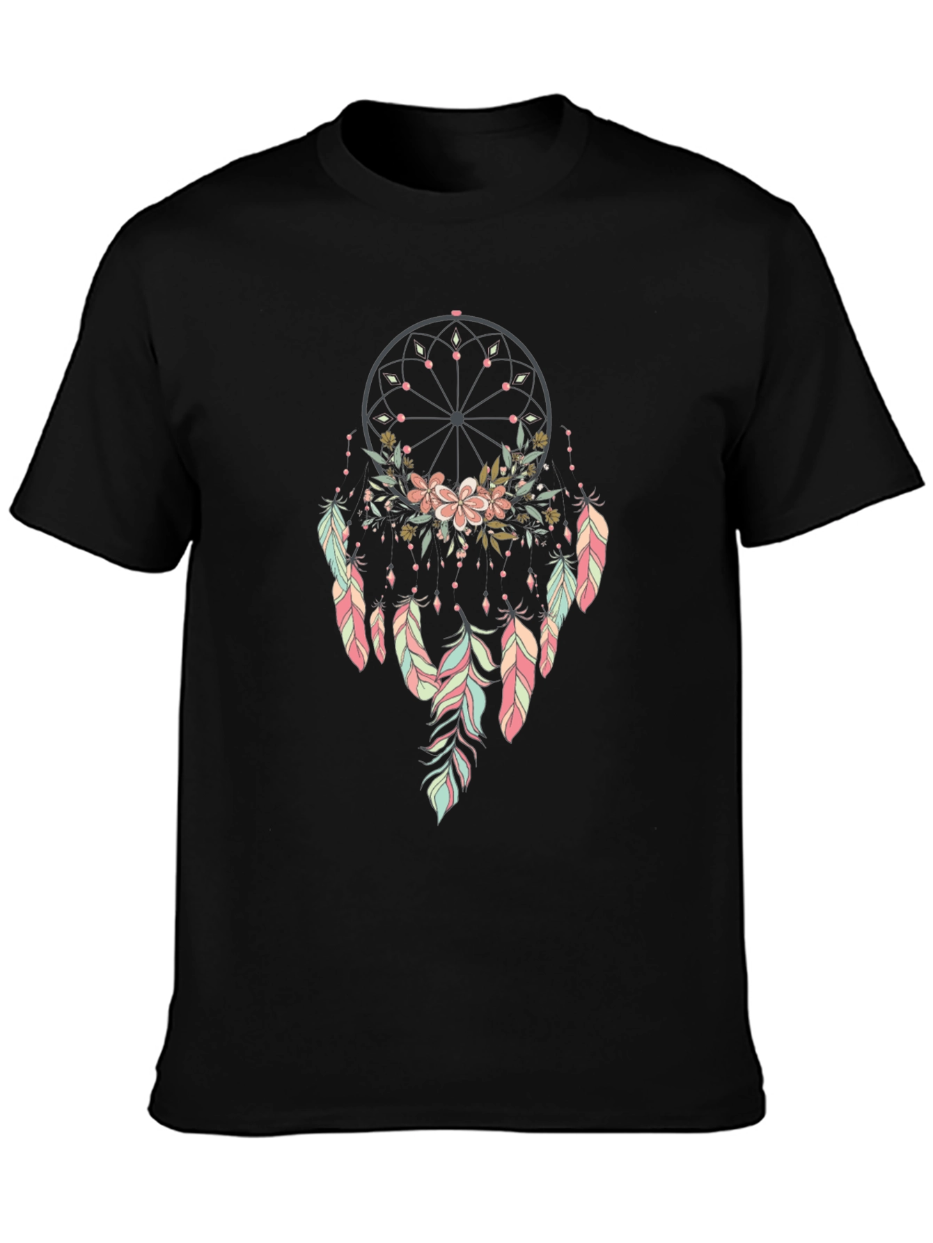 Dreamcatcher Graphic Black T-Shirt