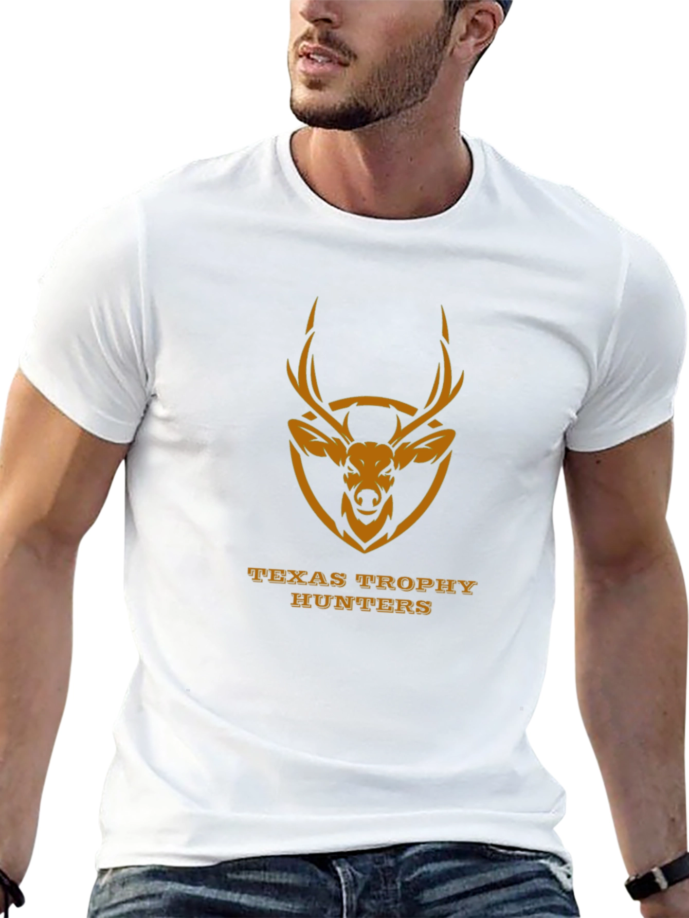 Texas Trophy Hunters Deer Graphic T-Shirt