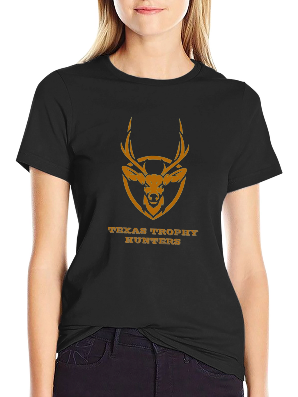 Texas Trophy Hunters Deer Graphic T-Shirt