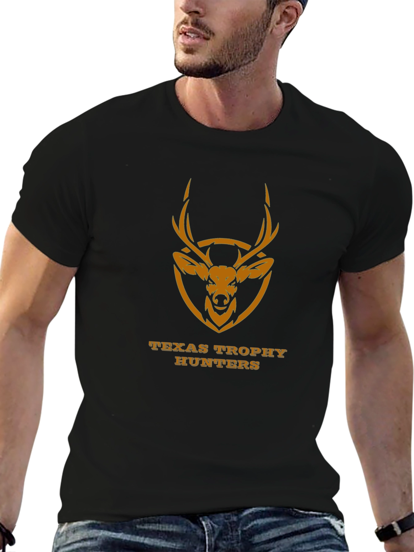 Texas Trophy Hunters Deer Graphic T-Shirt