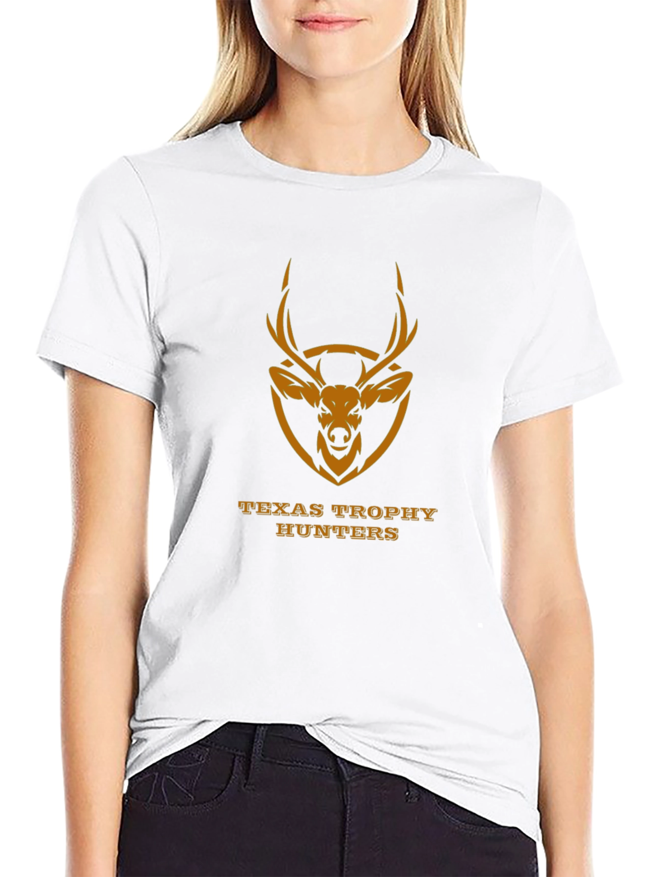 Texas Trophy Hunters Deer Graphic T-Shirt