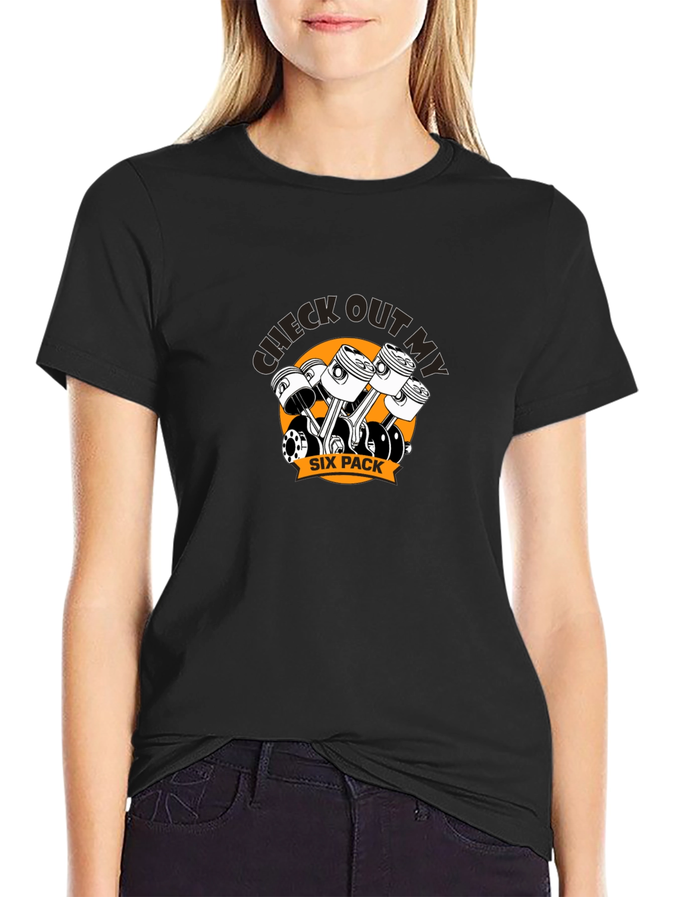 Check Out My Six Pack T-Shirt - Funny Car Enthusiast Tee