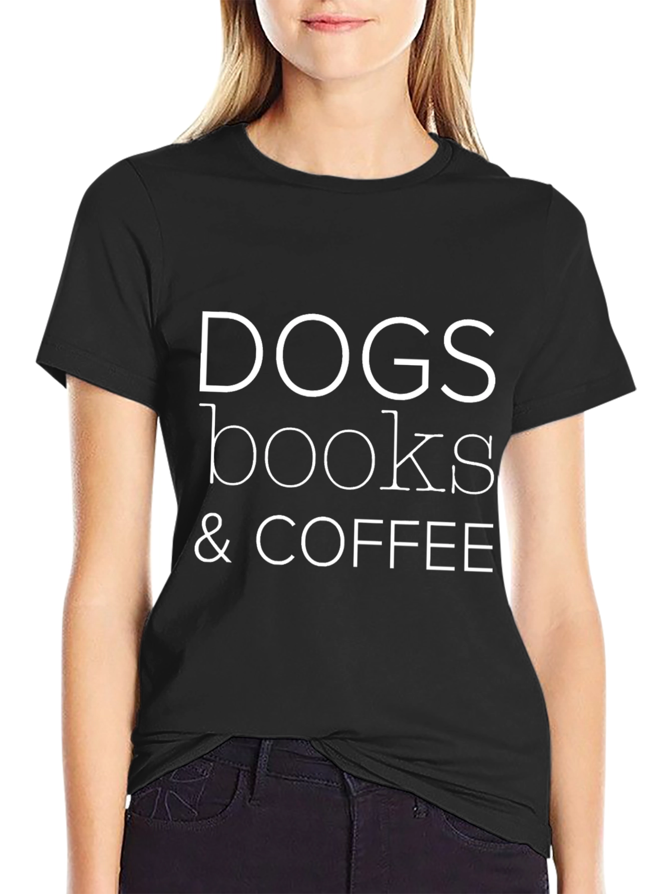 Dogs Books & Coffee T-Shirt – Cozy Lifestyle Graphic Tee