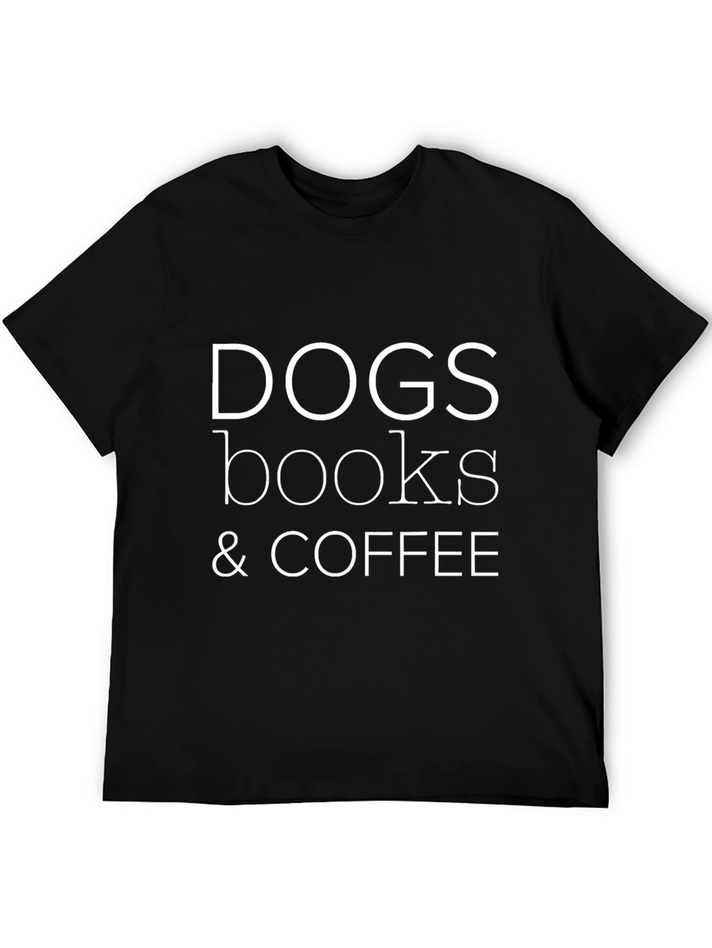 Dogs Books & Coffee T-Shirt – Cozy Lifestyle Graphic Tee
