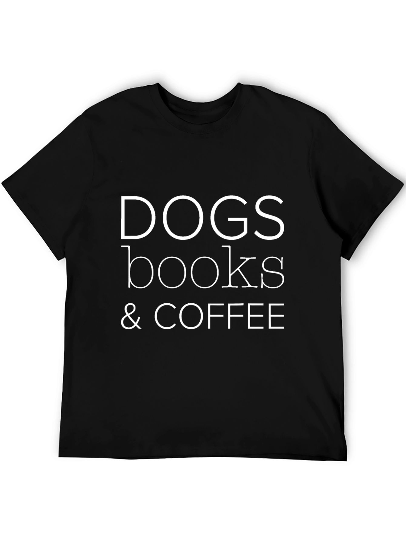 Dogs Books & Coffee T-Shirt – Cozy Lifestyle Graphic Tee