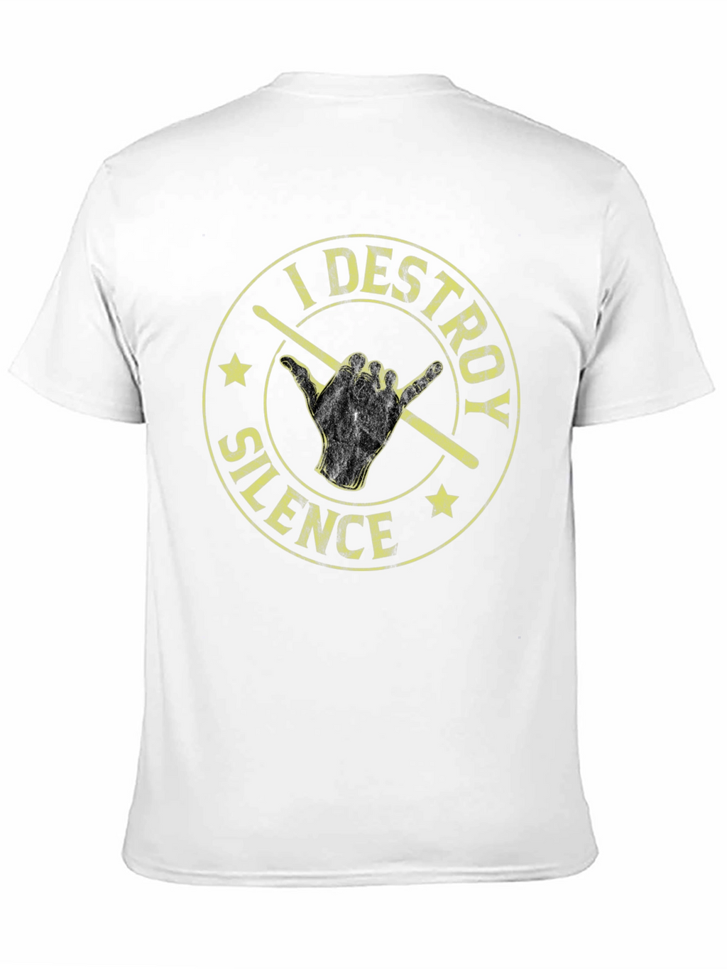 I Destroy Silence Drummer T-Shirt