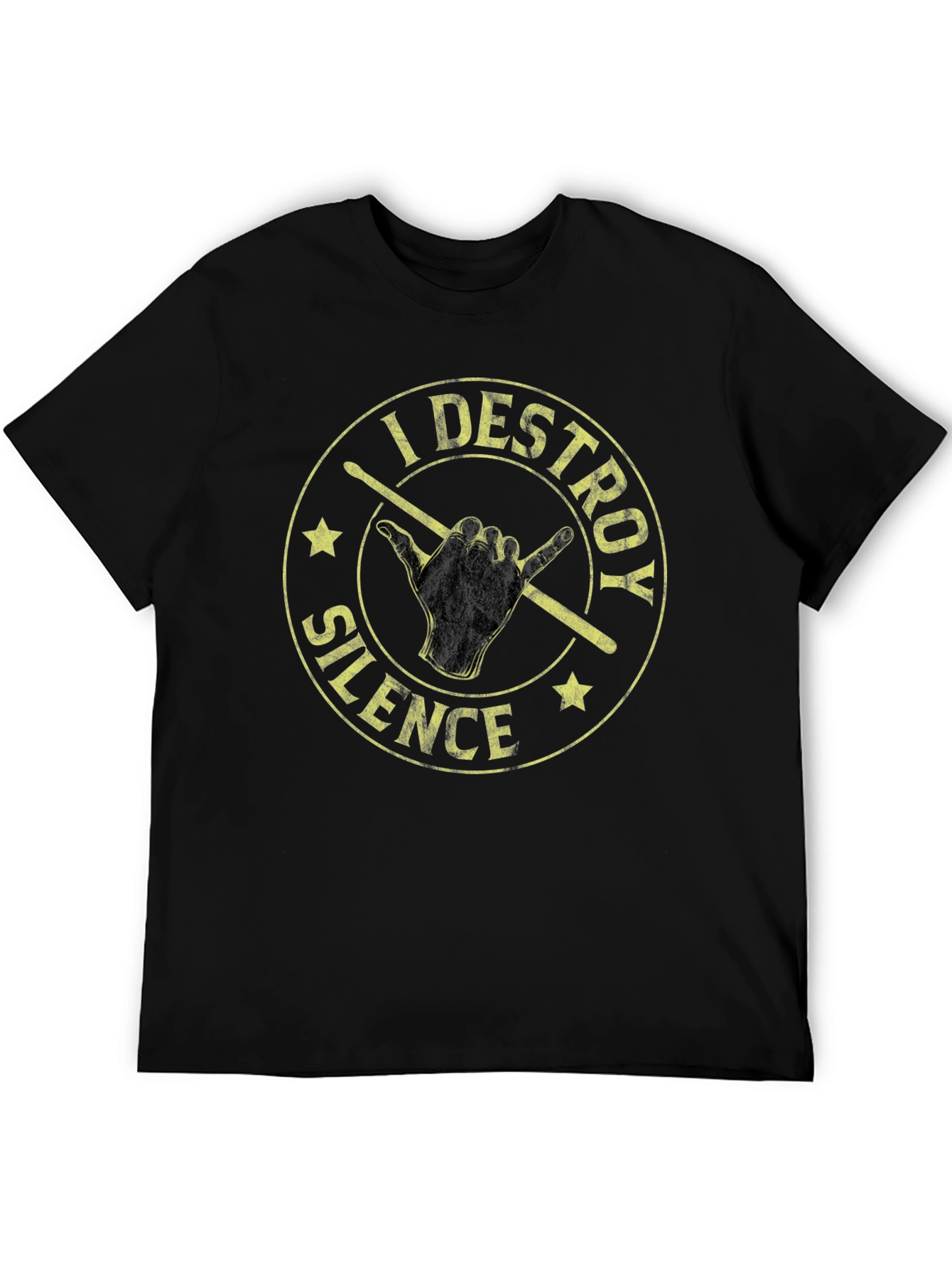 I Destroy Silence Drummer T-Shirt