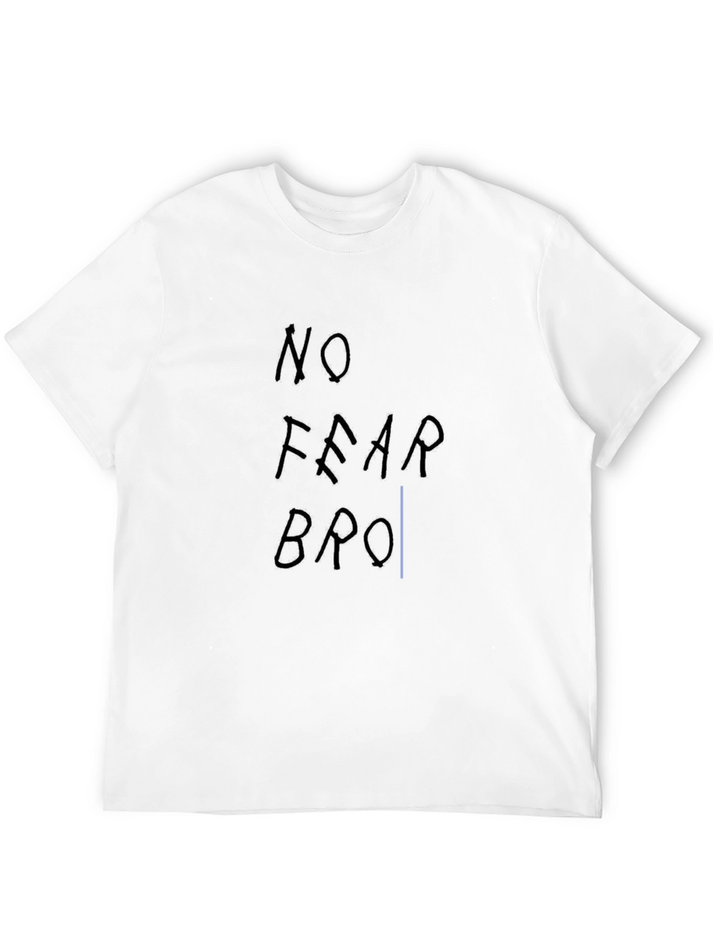 No Fear Bro T-Shirt - Black Casual Tee