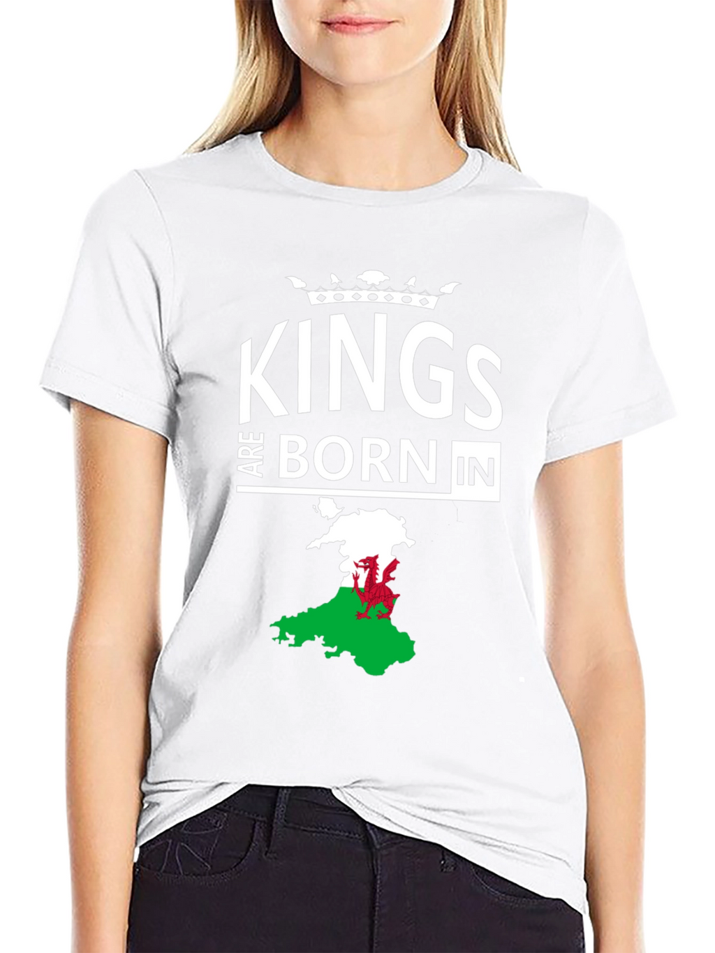 Kings Are Born In Wales Mens T-Shirt