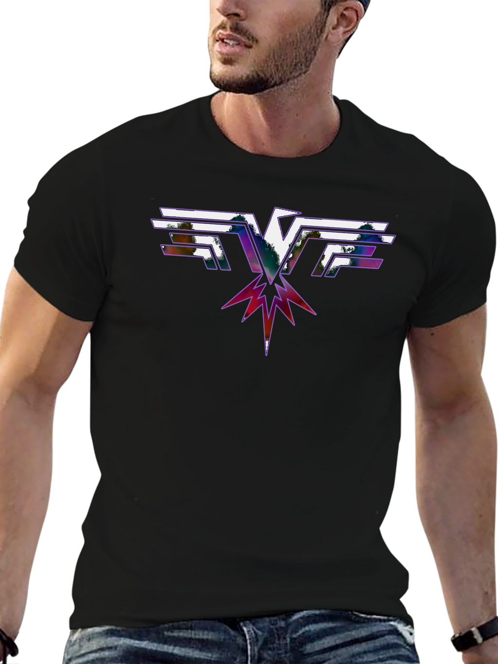 Van Halen Inspired Graphic T-Shirt - Black