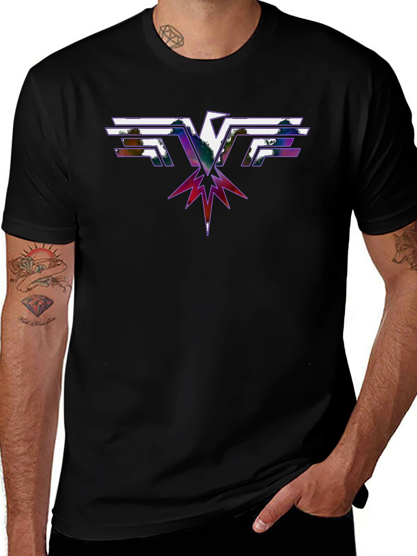 Van Halen Inspired Graphic T-Shirt - Black