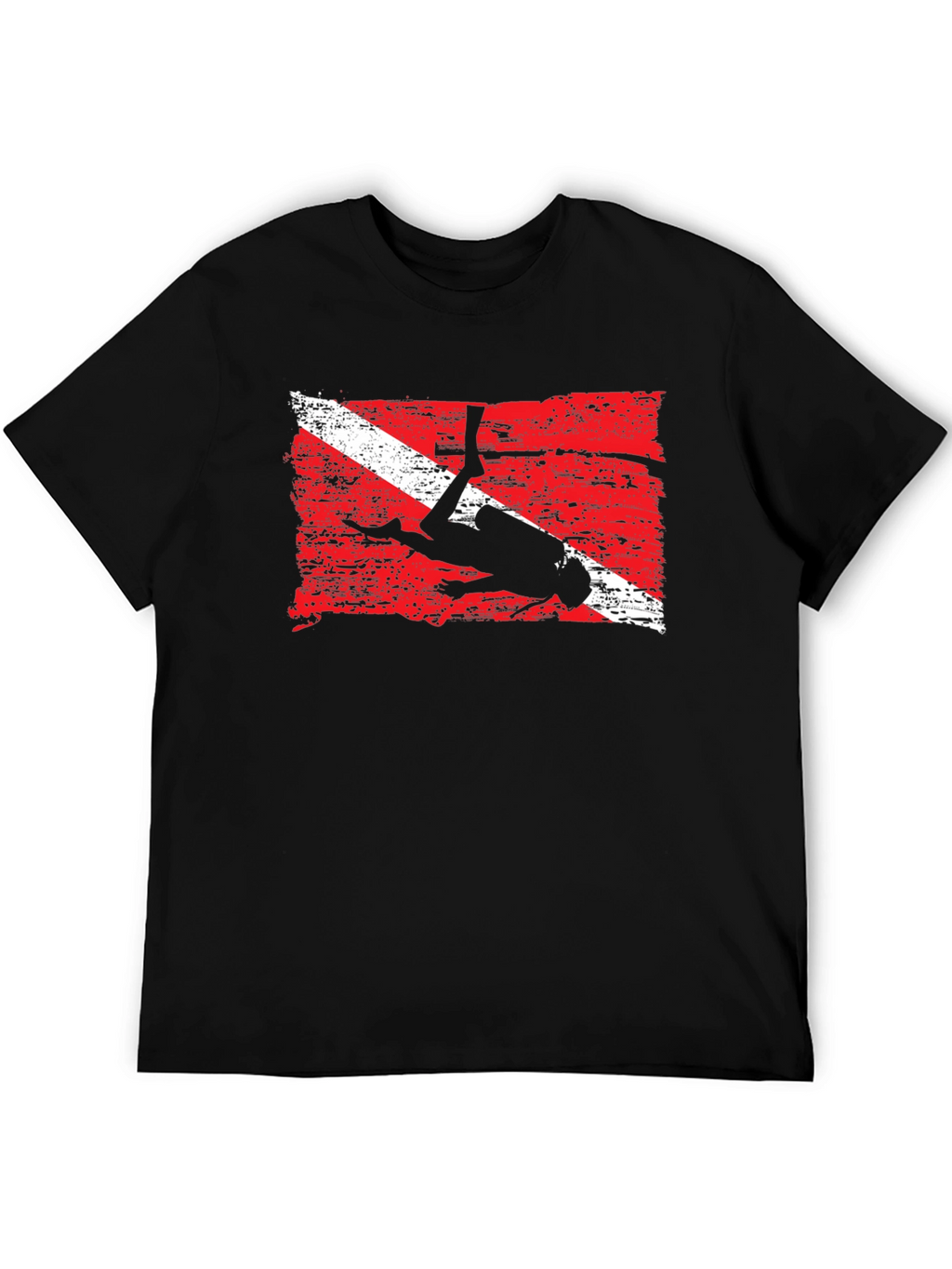 Diver Down Flag Graphic T-Shirt