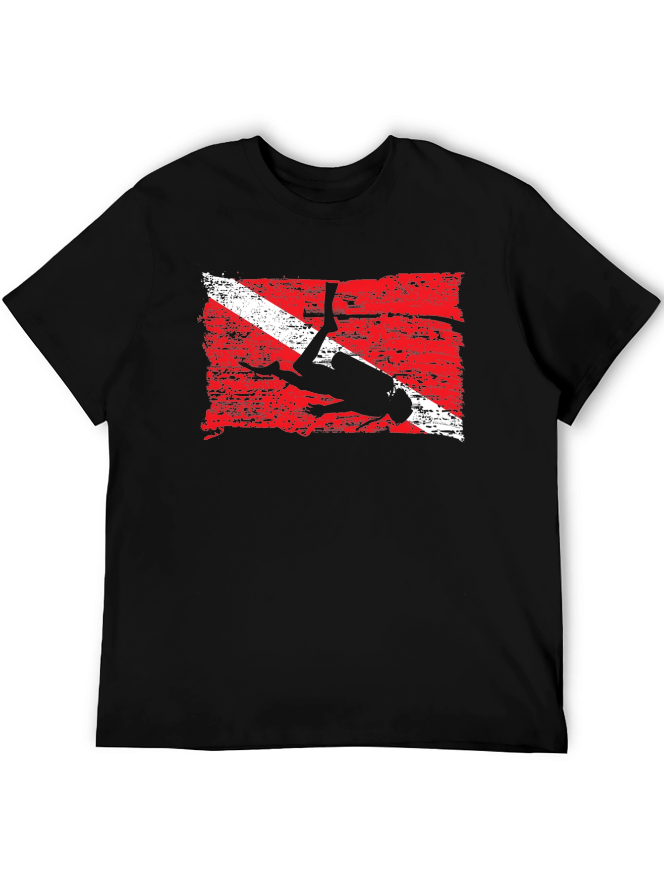 Diver Down Flag Graphic T-Shirt