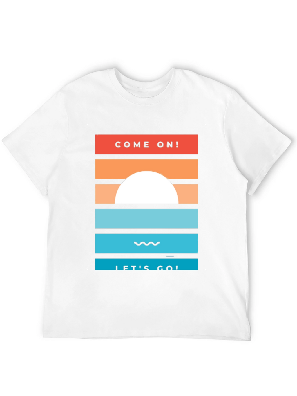 Sunset Graphic Tee - Come On! Lets Go!