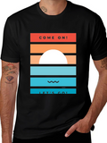 Sunset Graphic Tee - Come On! Lets Go!