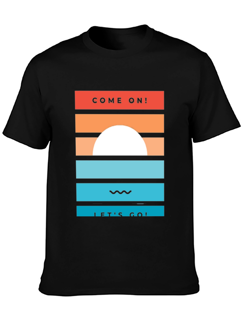 Sunset Graphic Tee - Come On! Lets Go!