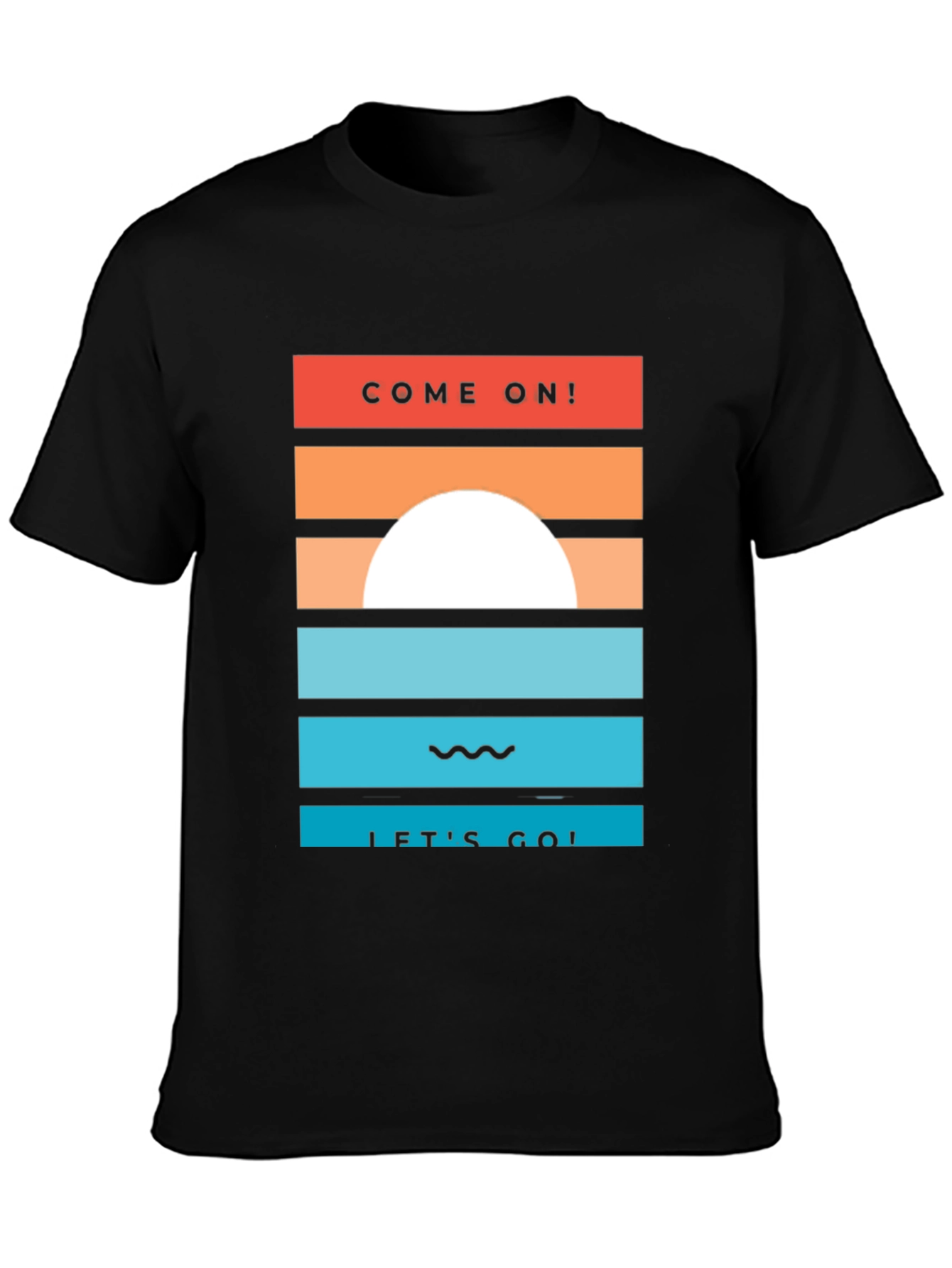 Sunset Graphic Tee - Come On! Lets Go!