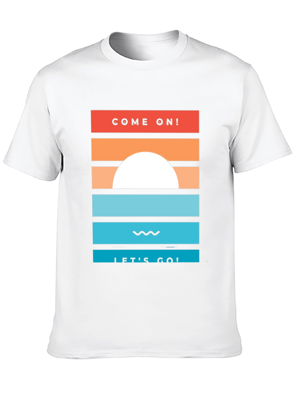 Sunset Graphic Tee - Come On! Lets Go!