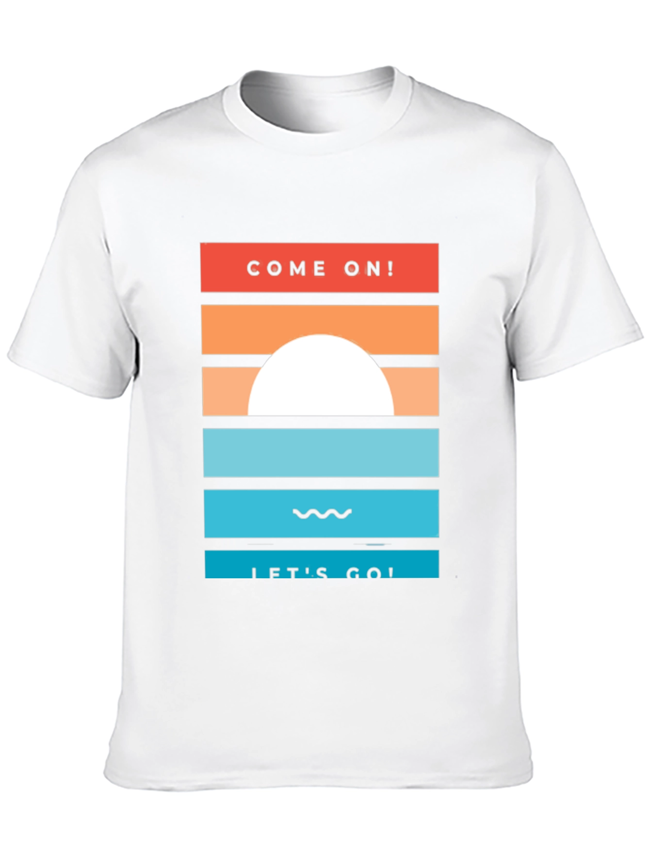 Sunset Graphic Tee - Come On! Lets Go!