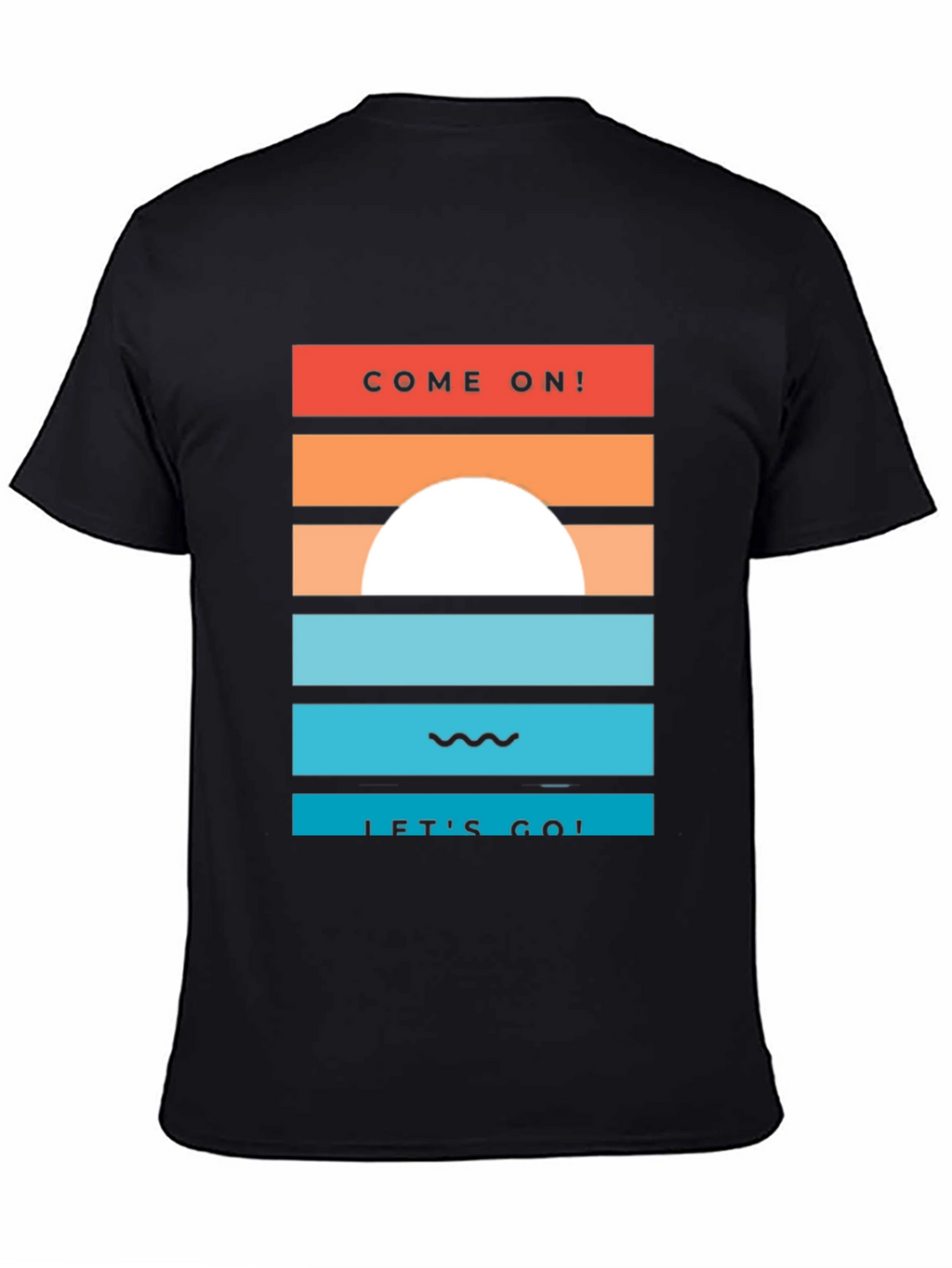 Sunset Graphic Tee - Come On! Lets Go!