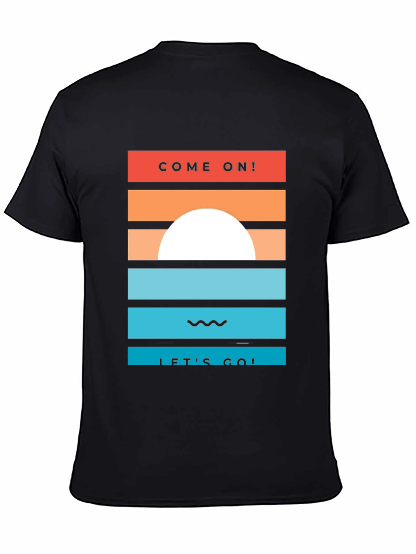 Sunset Graphic Tee - Come On! Lets Go!