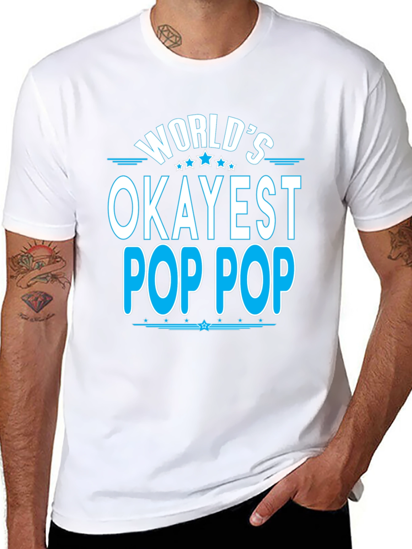 Worlds Okayest Pop Pop T-Shirt