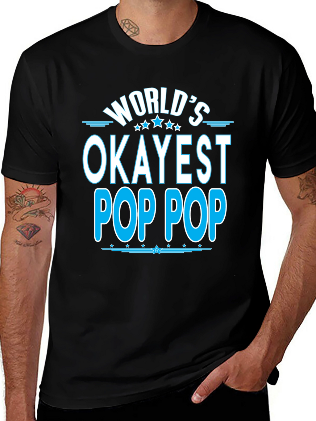 Worlds Okayest Pop Pop T-Shirt