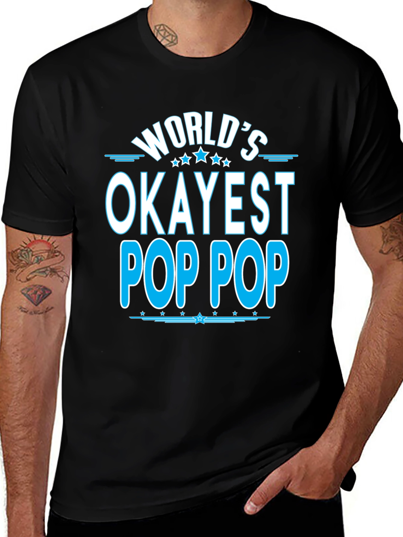 Worlds Okayest Pop Pop T-Shirt