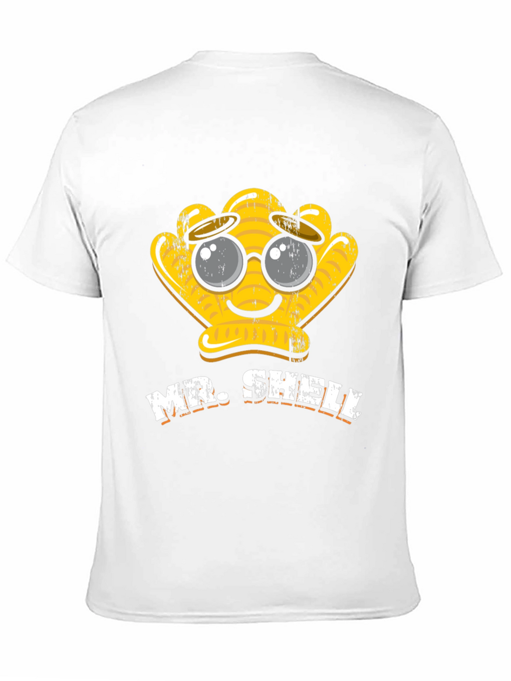 Mr. Shelly Graphic T-Shirt - Cute Cartoon Shell Tee