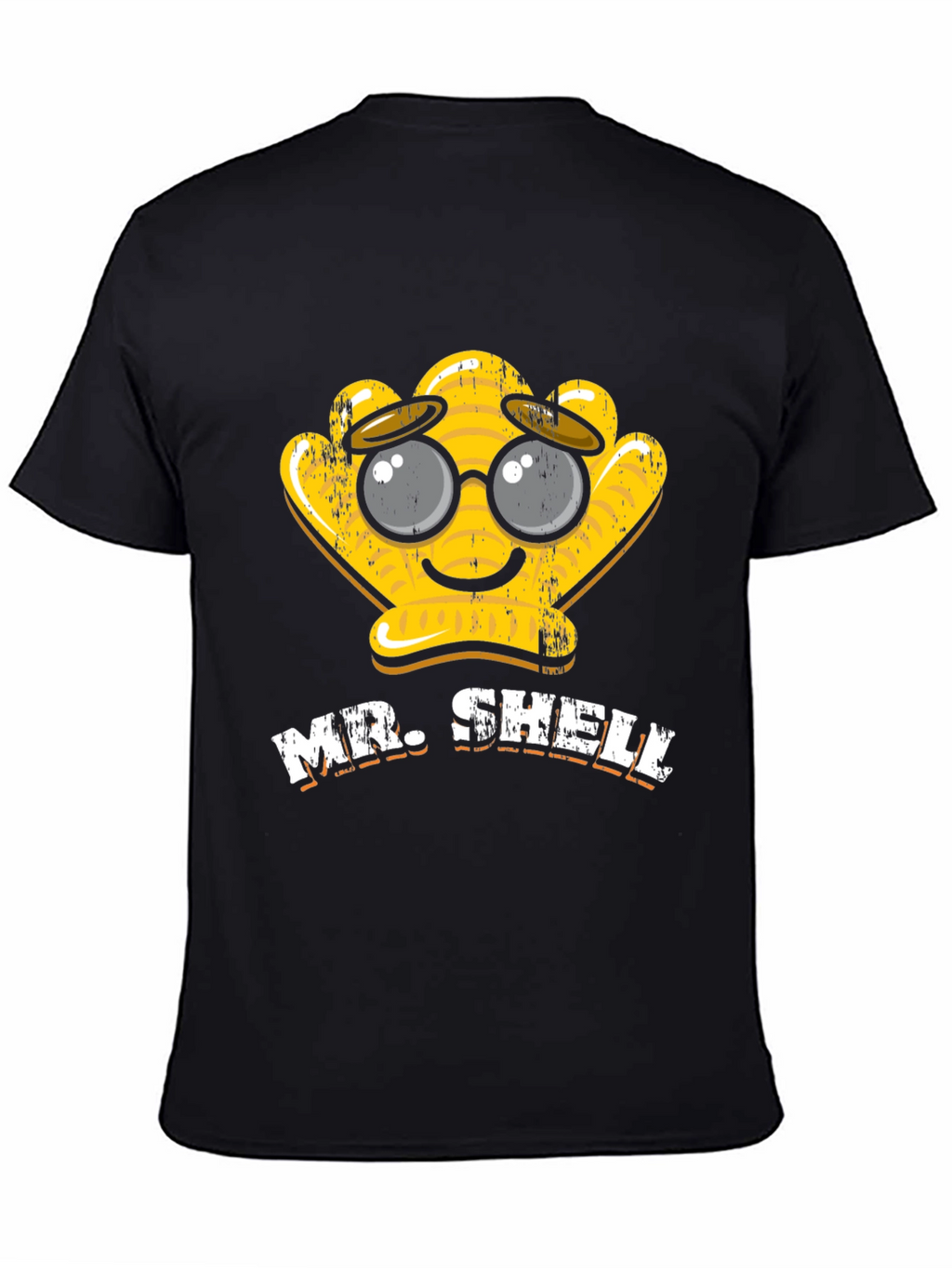 Mr. Shelly Graphic T-Shirt - Cute Cartoon Shell Tee